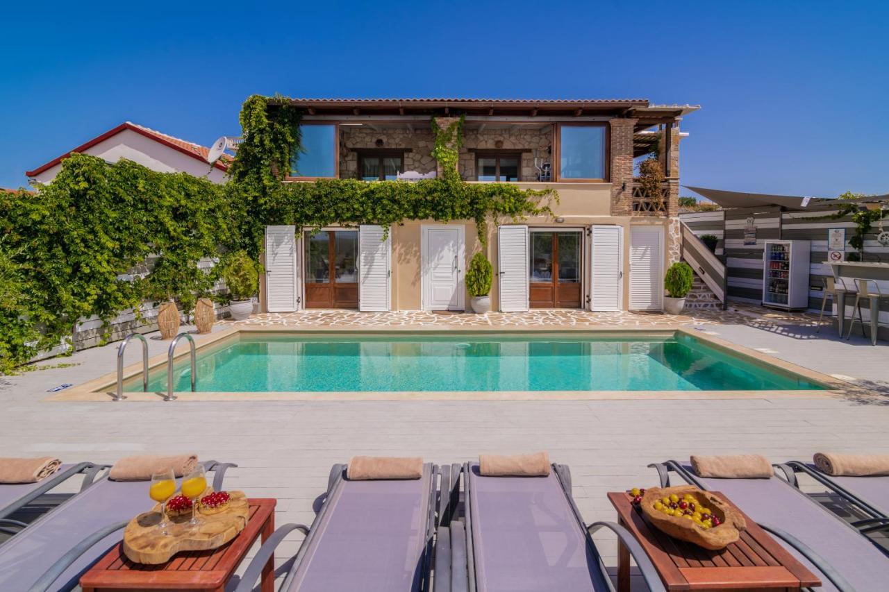 Villa Tramonto With Private Heated Pool, By Zantewize Volímai Exteriör bild