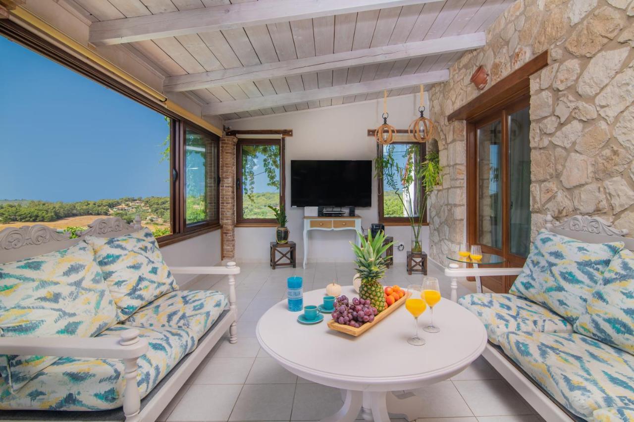 Villa Tramonto With Private Heated Pool, By Zantewize Volímai Exteriör bild