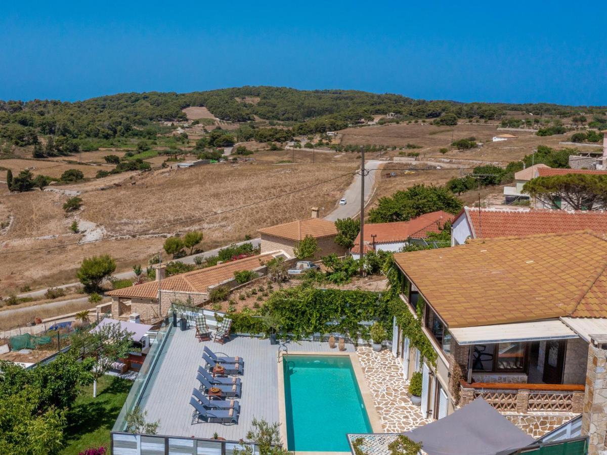 Villa Tramonto With Private Heated Pool, By Zantewize Volímai Exteriör bild